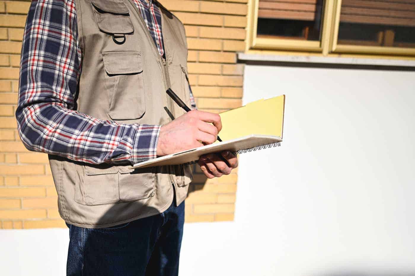 person writing a capital asset replacement plan